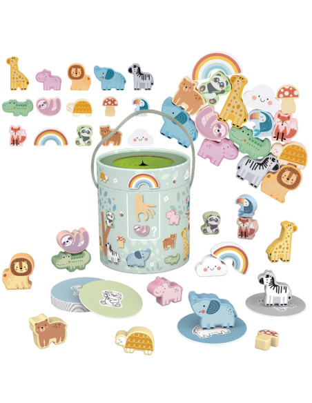 WOOPIE GREEN Tajemnicze Pudełko Dotknij i Dopasuj FSC