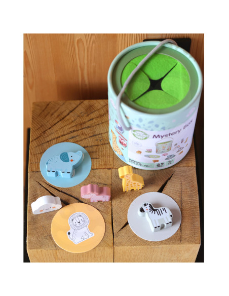 WOOPIE GREEN Tajemnicze Pudełko Dotknij i Dopasuj FSC