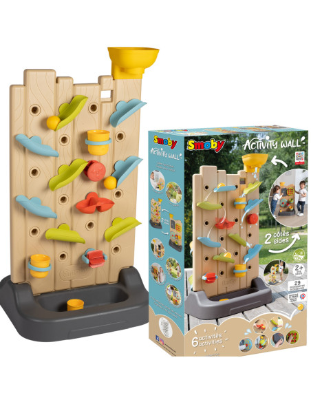 SMOBY Ścianka Aktywności Dwustronna - Tablica Manipulacyjna Montessori