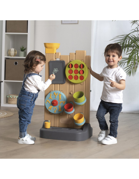 SMOBY Ścianka Aktywności Dwustronna - Tablica Manipulacyjna Montessori