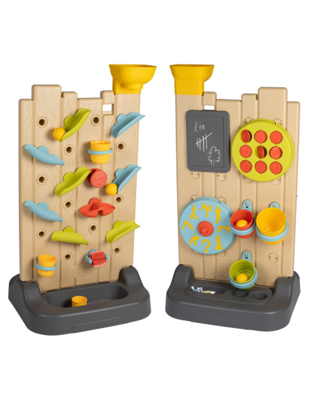 SMOBY Ścianka Aktywności Dwustronna - Tablica Manipulacyjna Montessori