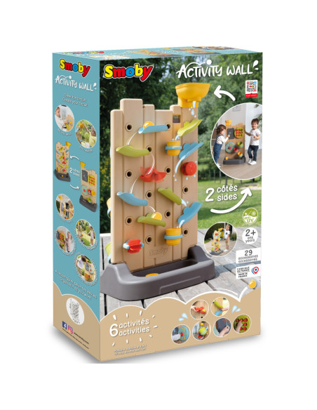 SMOBY Ścianka Aktywności Dwustronna - Tablica Manipulacyjna Montessori