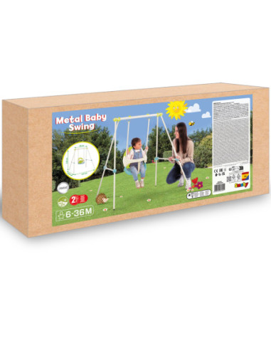 SMOBY Huśtawka Ogrodowa Metalowa
