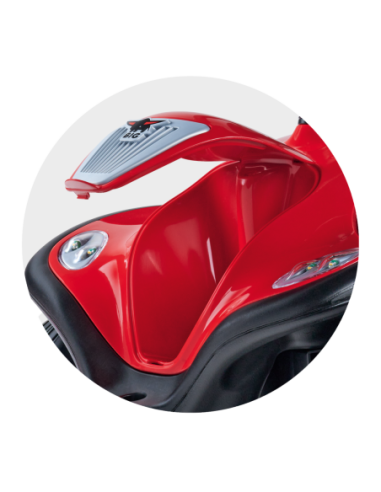 BIG Bobby Car Next 2.0 Czerwony Światła LED