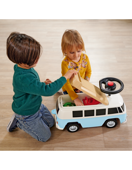 BIG Baby VW T1 Niebieski  Jeździk Volkswagen Van