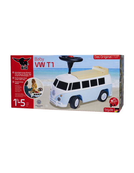 BIG Baby VW T1 Niebieski  Jeździk Volkswagen Van