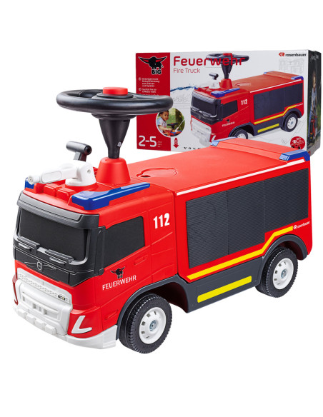 BIG Samochód Straż Pożarna VOLVO Jeździk