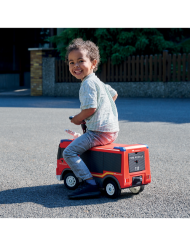 BIG Samochód Straż Pożarna VOLVO Jeździk
