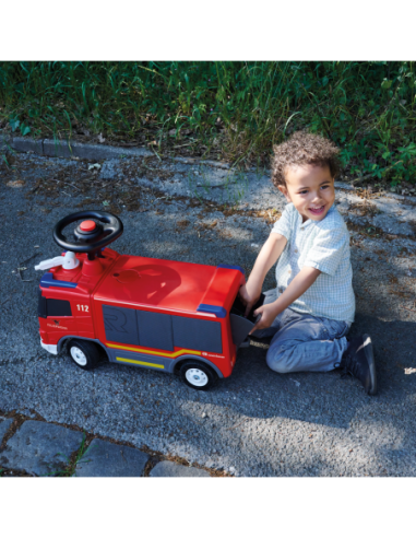 BIG Samochód Straż Pożarna VOLVO Jeździk