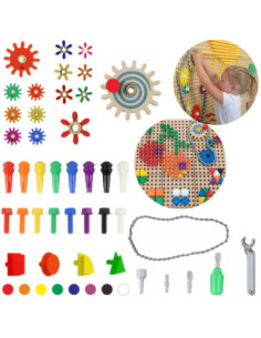 MASTERKIDZ Zestaw Akcesoriów Mix Kołeczki Śrubki Narzędzia 352 el.