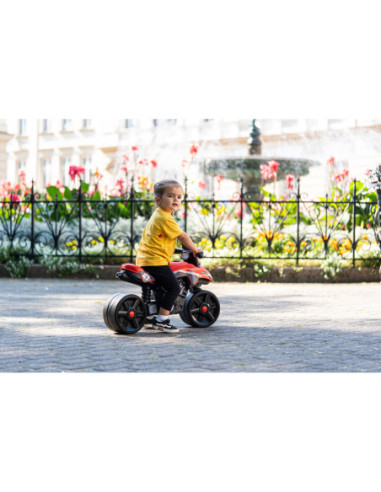 FALK Jeździk Racing Team Motorek Czerwony Szerokie Koła od 1 roku