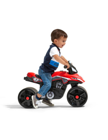FALK Jeździk Racing Team Motorek Czerwony Szerokie Koła od 1 roku