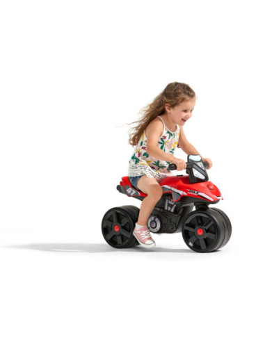 FALK Jeździk Racing Team Motorek Czerwony Szerokie Koła od 1 roku