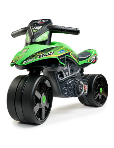 FALK Jeździk Racing Zielony Motorek Szerokie Koła od 1 roku