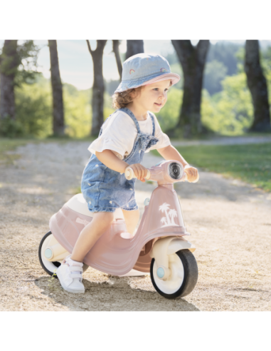 SMOBY Jeździk Skuter Różowy Pchacz