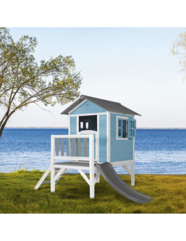 AXI Domek na Palach ze Zjeżdżalnia 118 cm