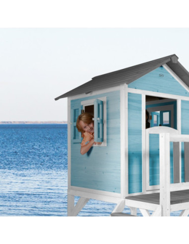 AXI Domek na Palach ze Zjeżdżalnia 118 cm