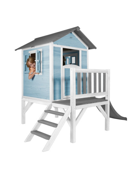 AXI Domek na Palach ze Zjeżdżalnia 118 cm