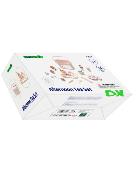 TOOKY TOY Sweet Cake Drewniany Zestaw Słodkości w Pudełku