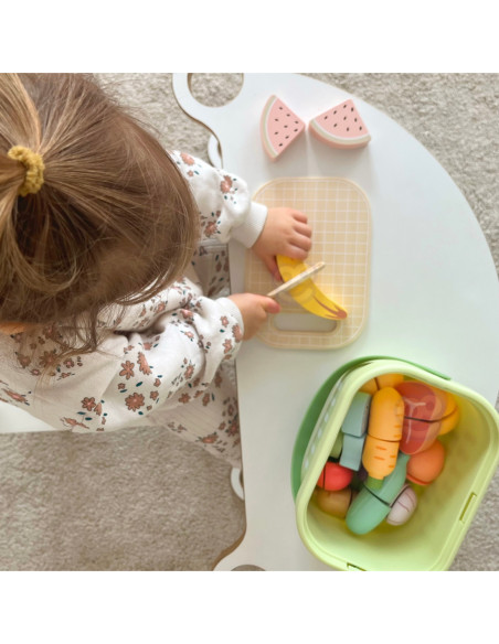 TOOKY TOY Drewniany Zestaw Żywność Warzywa Owoce