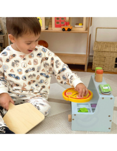 TOOKY TOY Pizzeria Drewniany Piec do Pizzy Akcesoria