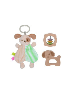 TOOKY TOY Puppy Rattle Gift Set