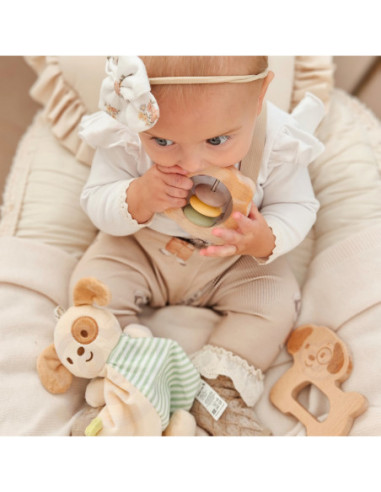 TOOKY TOY Zestaw Upominkowy Szczeniaczek Grzechotka