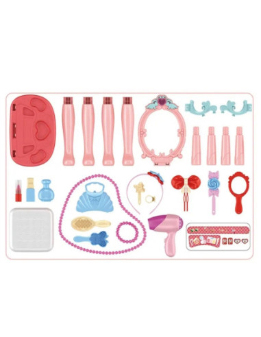 WOOPIE Interaktywna Toaletka z Lustrem i Akcesoriami