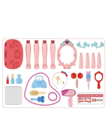 WOOPIE Interaktywna Toaletka z Lustrem i Akcesoriami