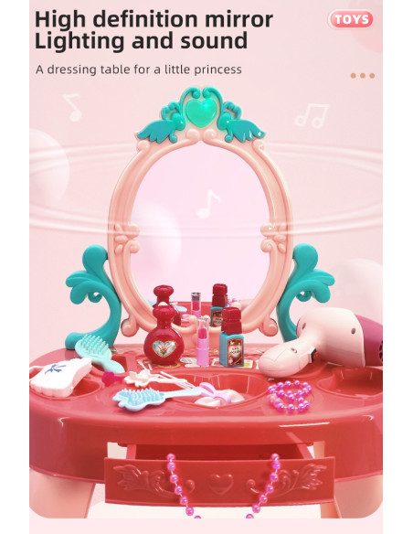 WOOPIE Interaktywna Toaletka z Lustrem i Akcesoriami