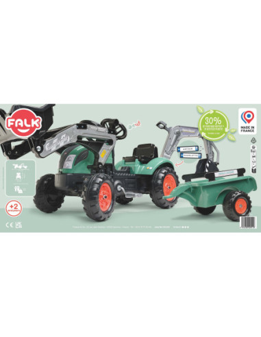 FALK Farm Lander Koparko - Ładowarka Traktor 2-5 lat