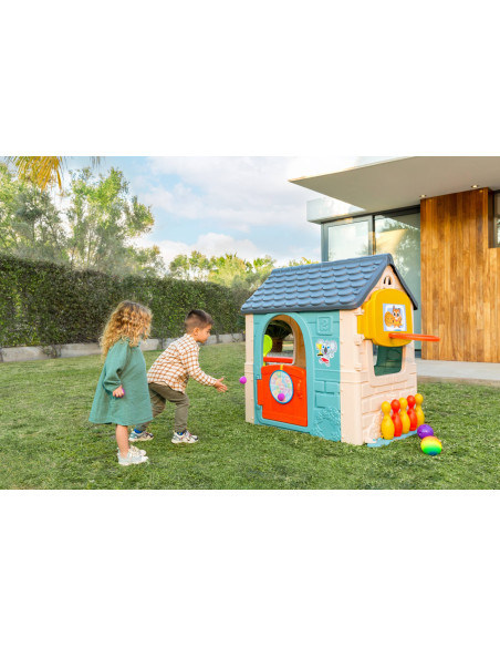 FEBER Dom Aktywności Casual Wielofunkcyjny 6 w 1 z Dołączonymi Grami