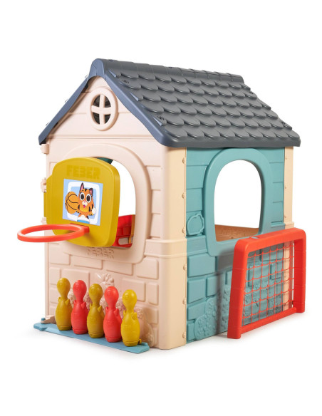 FEBER Dom Aktywności Casual Wielofunkcyjny 6 w 1 z Dołączonymi Grami