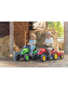 FALK Country Farmer Traktorek na Pedały z Przyczepką Zielony 2-5 lat 2