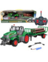 WOOPIE Traktor z Przyczepą na Pilota Sterowany RC - Skala 1:24
