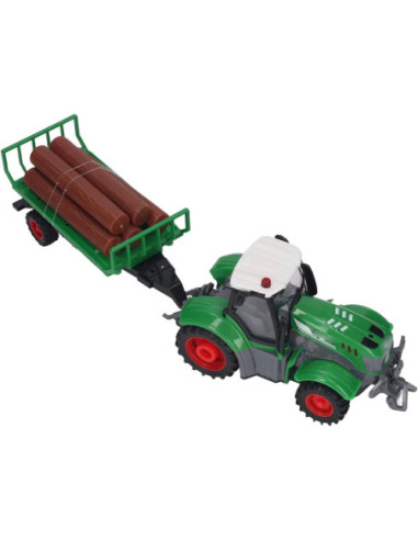 WOOPIE Traktor z Przyczepą na Pilota Sterowany RC - Skala 1:24