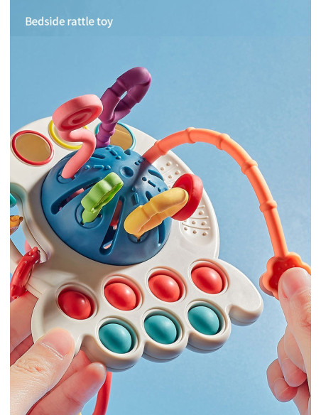 WOOPIE BABY Zabawka Sensoryczna Montessori Gryzak Wielofunkcyjny 0+