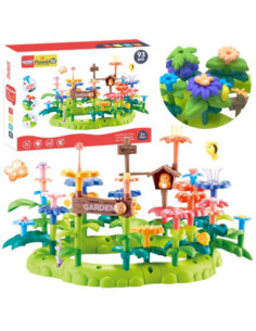WOOPIE Magic Garden Montessori Construction Blocks XXL 93 pcs.