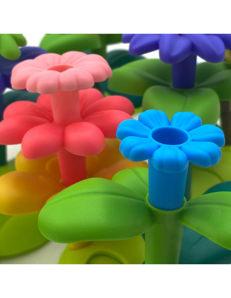 WOOPIE Magiczny Ogródek Montessori Klocki Konstrukcyjne XXL 93 el.