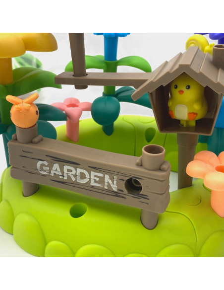 WOOPIE Magiczny Ogródek Montessori Klocki Konstrukcyjne XXL 93 el.