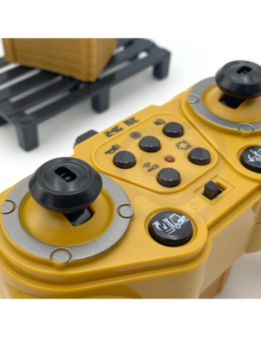 WOOPIE Zdalnie Sterowany Wózek Widłowy 2w1 Dźwig RC - Skala 1:24