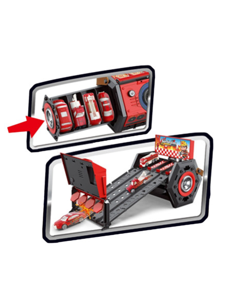 WOOPIE Tor Zjazdowy Surfurious 4 Kolorowe Autka