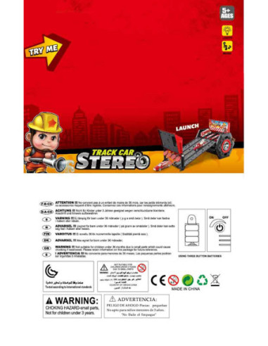 WOOPIE Tor Zjazdowy Surfurious 4 Kolorowe Autka