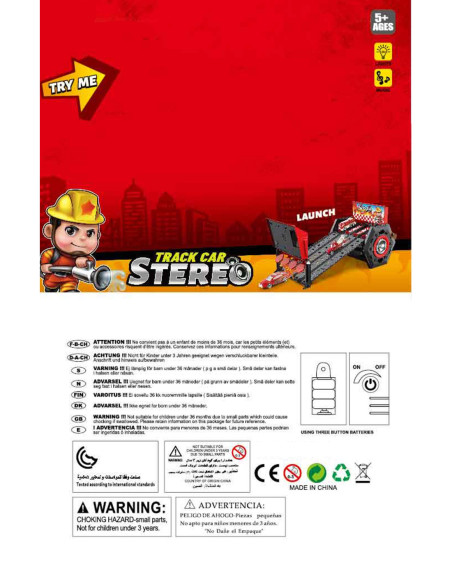 WOOPIE Tor Zjazdowy Surfurious 4 Kolorowe Autka