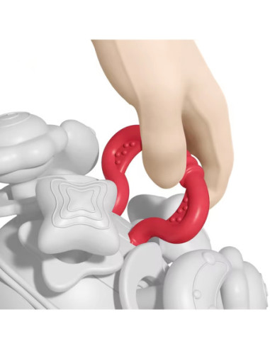 WOOPIE BABY Miękka Grzechotka 4w1 Gryzak Zabawka Sensoryczna dla Niemowląt 0m+