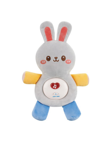 WOOPIE BABY Interaktywny Pluszak Przytulanka dla Niemowląt Światło Dźwięk Króliczek Usypiacz Niebieski