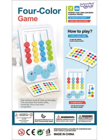 WOOPIE Gra Logiczna Cztery Kolory Labirynt