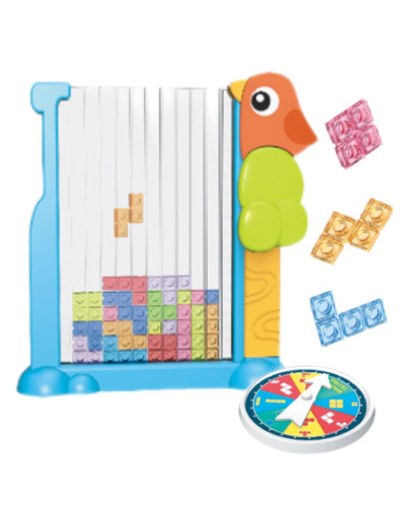 WOOPIE Gra Edukacyjna Tetris Kolorowe Klocki