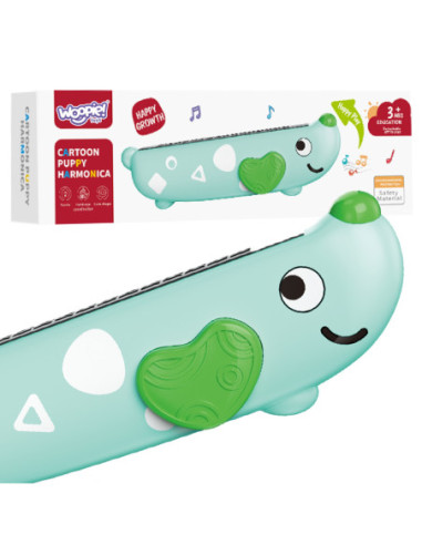 WOOPIE Kolorowa Harmonijka Ustna dla Dzieci Piesek
