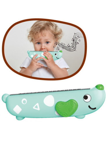 WOOPIE Kolorowa Harmonijka Ustna dla Dzieci Piesek